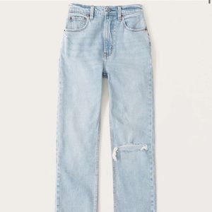 Abercrombie & Fitch Ultra High Rise 90s Straight Jean